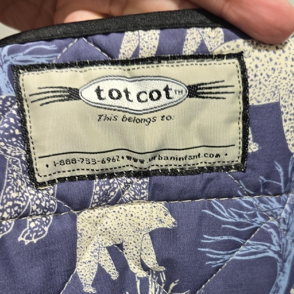Blue Quilted TotCot - Picture 3 of 10
